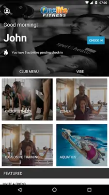 Onelife Fitness android App screenshot 0